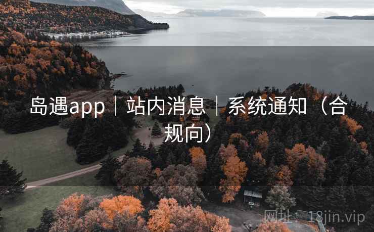 岛遇app|站内消息|系统通知(合规向) 岛遇app|站内消息|系统通知(合规向)